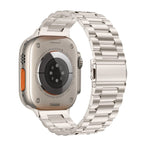 Apple Watch用ブレスレット ステンレススチール シルバー