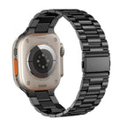 Apple Watch用ブレスレット ステンレススチール ブラック