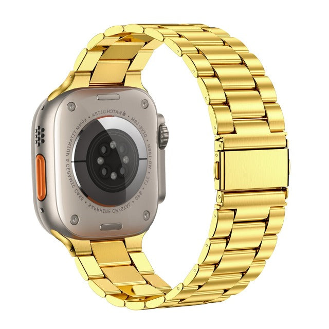 Apple Watch用ブレスレット ステンレススチール ゴールド