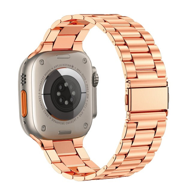Apple Watch用ブレスレット ステンレススチール ローズゴールド