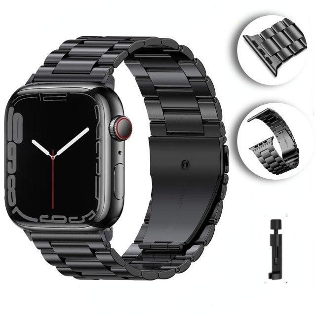 Apple Watch用超耐久ステンレススチール製ブレスレット
