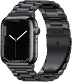 Apple Watch用超耐久ステンレススチール製ブレスレット ブラック