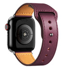 Apple Watch用ボルドーレザーバンド
