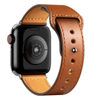 Apple Watch用ブラウンレザーバンド
