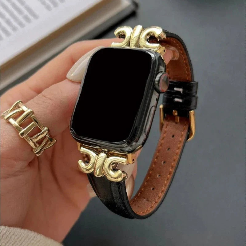女性用 Apple Watch レザーバンド