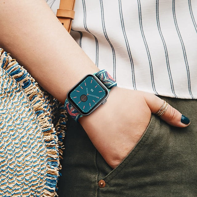 Apple Watch用 編み込みナイロンバンド