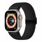 Apple Watch用 編み込みナイロンバンド ブラック