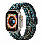 Apple Watch用 編み込みナイロンバンド ターコイズ