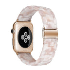 Apple Watch用ピンクレジンブレスレット