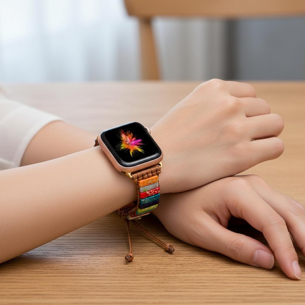 Apple Watch用天然石ブレスレット 