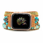 Apple Watch用ブレスレット 天然石 ターコイズ