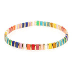 Bracelet arc-en-ciel femme