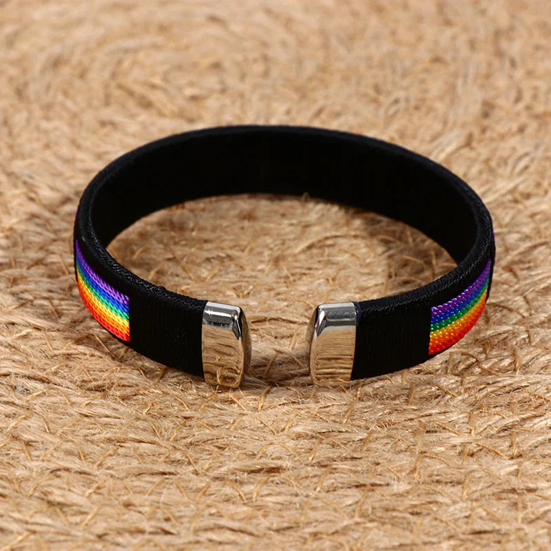 Bracelet arc-en-ciel homme ou femme