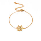 Bracelet Femme Cube de Métatron or