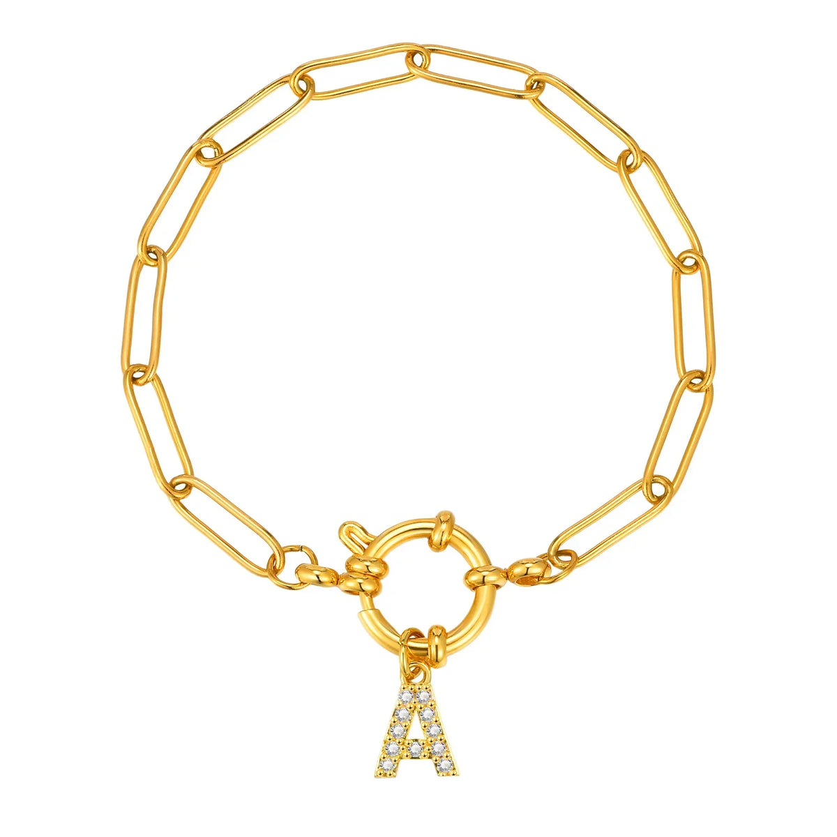 Bracelet personnalisé avec initiale a