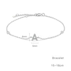 Bracelet avec initiale en strass