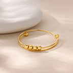 Bracelet avec Perles Rotatives Anti-Stress pour Homme ou Femme or