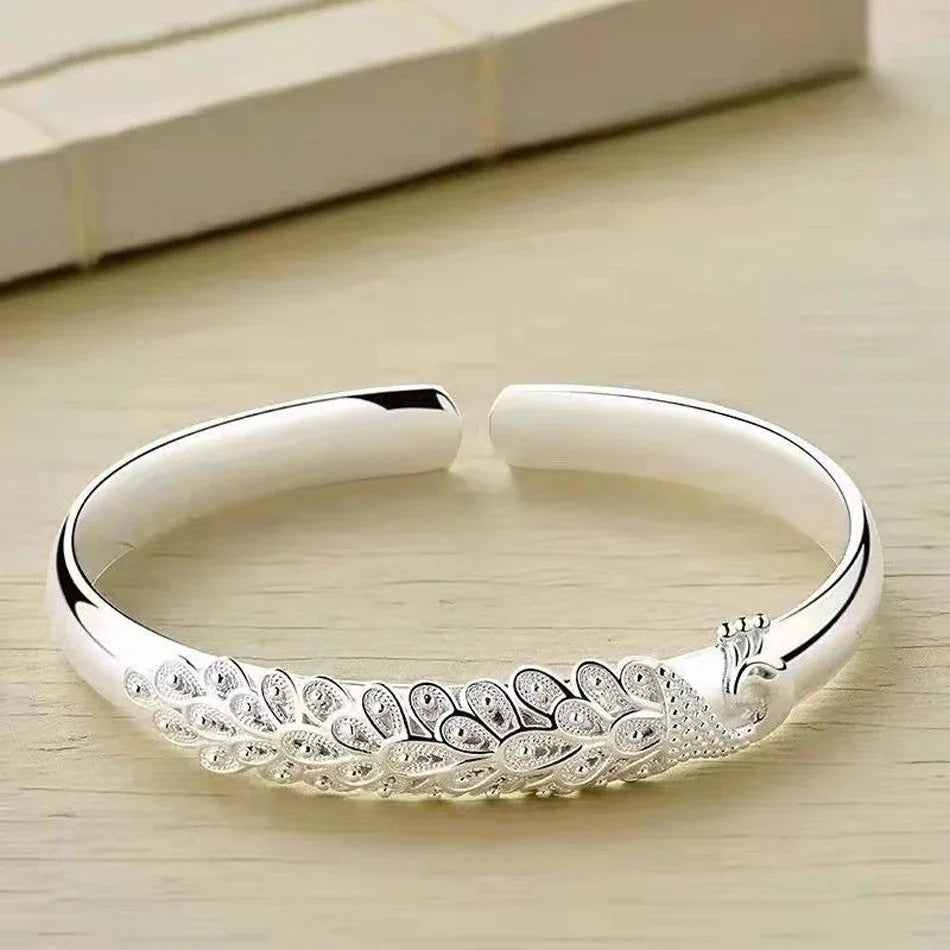 Bracelet Bohême avec Paon Femme