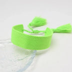 Bracelet Brésilien Pastel Doux Fait Main vert clair