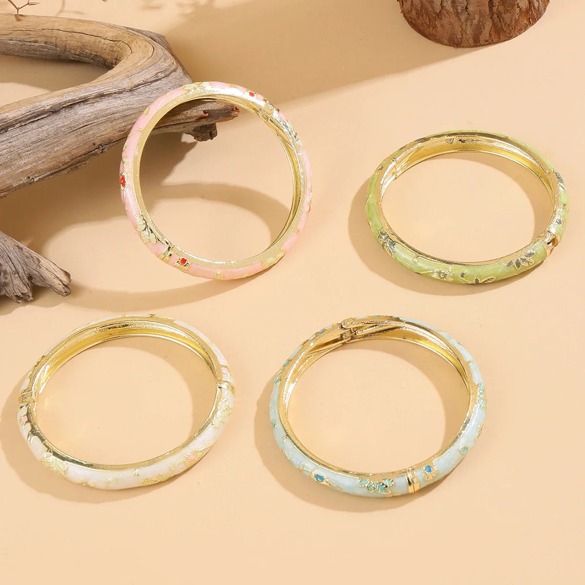 Bracelet Coloré avec Fleurs