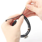 Bracelet Cuir Signe du Zodiaque 12 Constellations