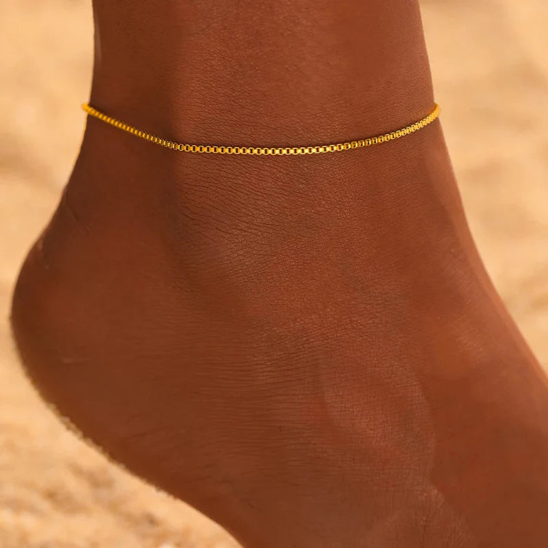 Bracelet de Cheville Fin or