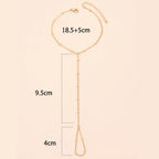 Bracelet de Main Femme  Bijou Femme Chaîne Main & Doigt