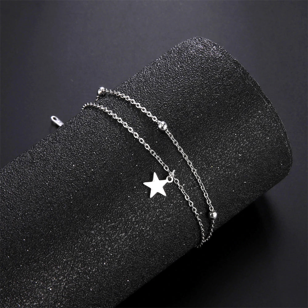 Bracelet Double avec Etoile