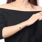女性用エジプト風ブレスレット ゴールド