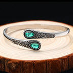 Bracelet Elégant de Style Ethnique vert