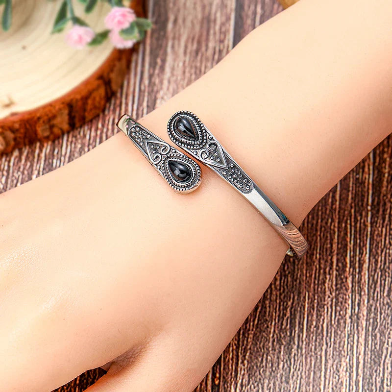 Bracelet Elégant de Style Ethnique noir