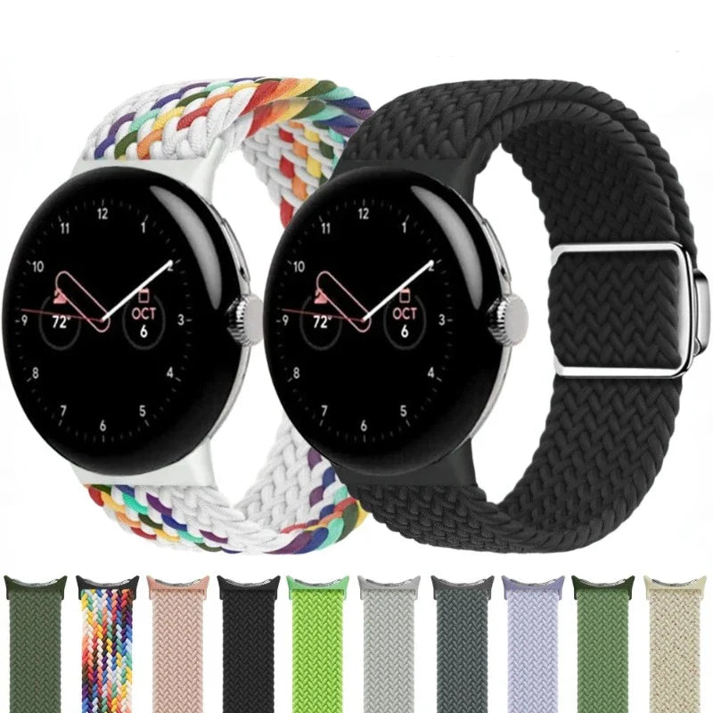 Bracelet en Corde Nylon Smartwatch Google Pixel Watch 41mm