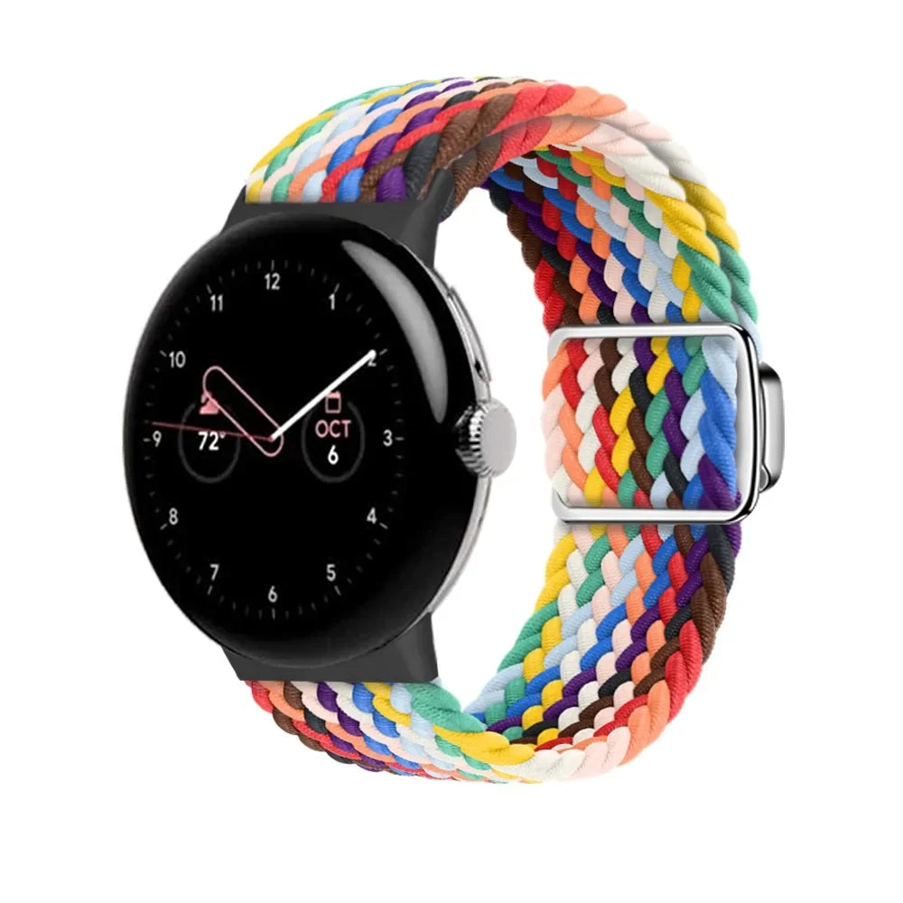 Bracelet en Corde Nylon Smartwatch Google Pixel Watch 41mm