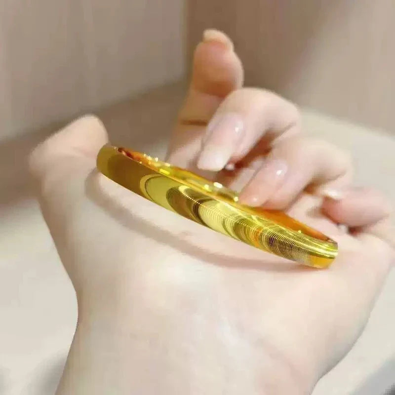ポリッシュ仕上げのキャッツアイストーン ブレスレット 