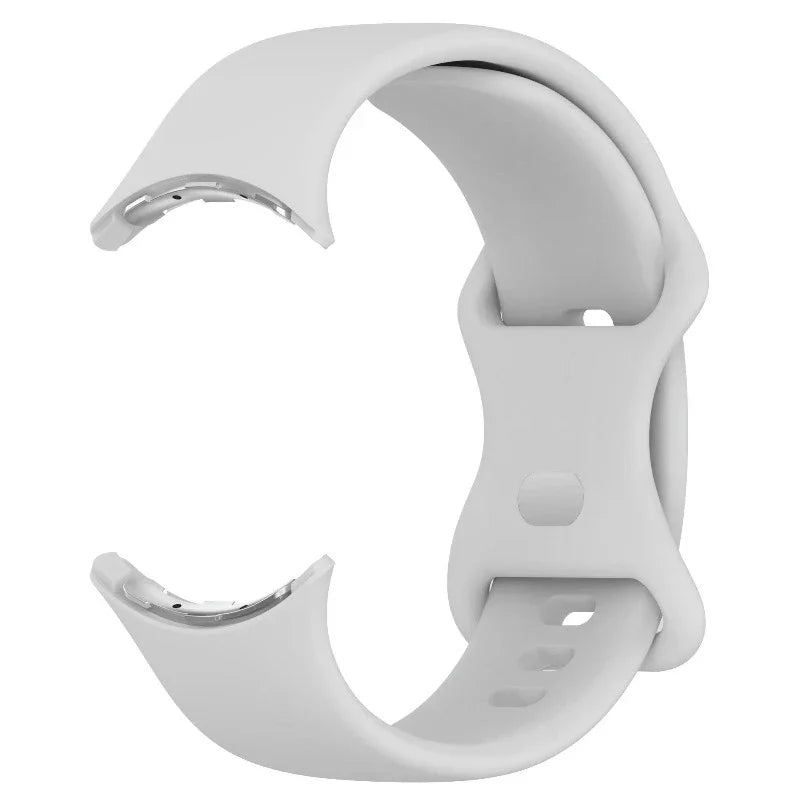 Google Pixel Watch 1 & 2用 シリコン製スマートウォッチバンド グレー