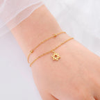 Bracelet Etoile de David or