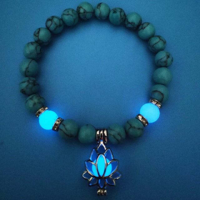 Bracelet Fleur de Lotus Pierre