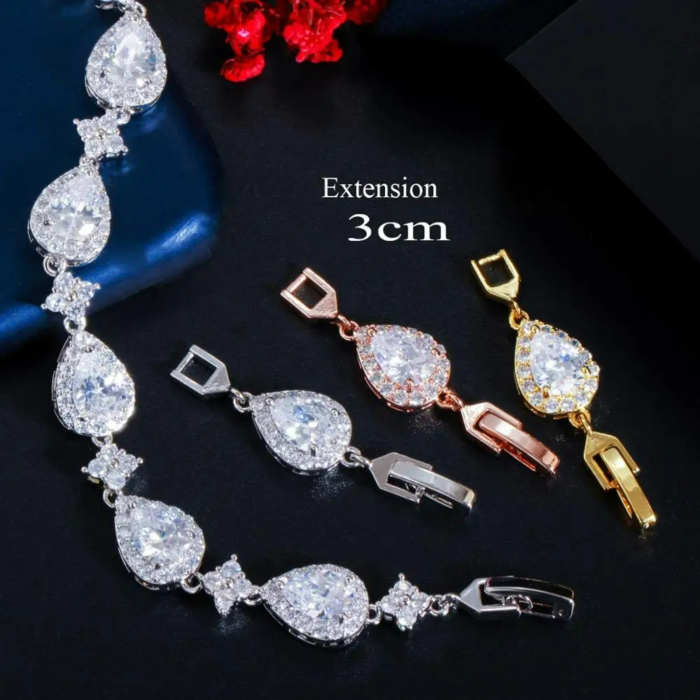 Bracelet Goutte d'Eau en Zircon