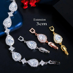 Bracelet Goutte d'Eau en Zircon