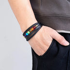 Bracelet Homme en Cuir 7 Chakras