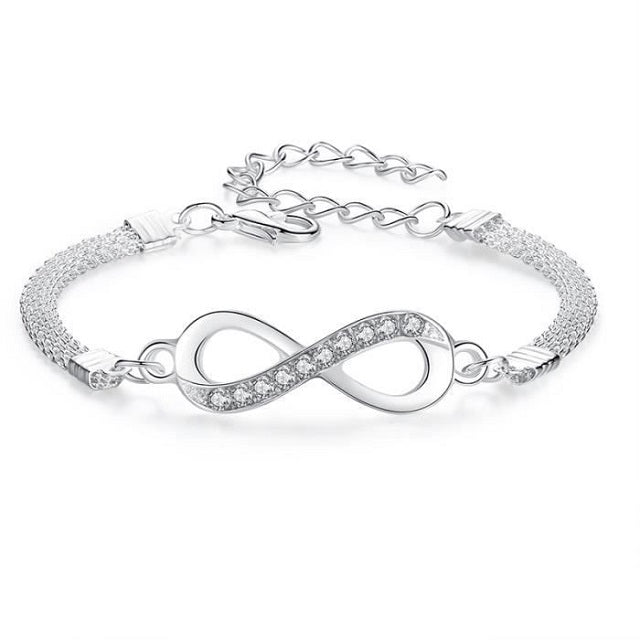 Bracelet Infini Zircon
