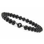 Bracelet noir initiale y