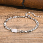 Bracelet homme initiale
