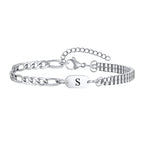Bracelet homme initiale s