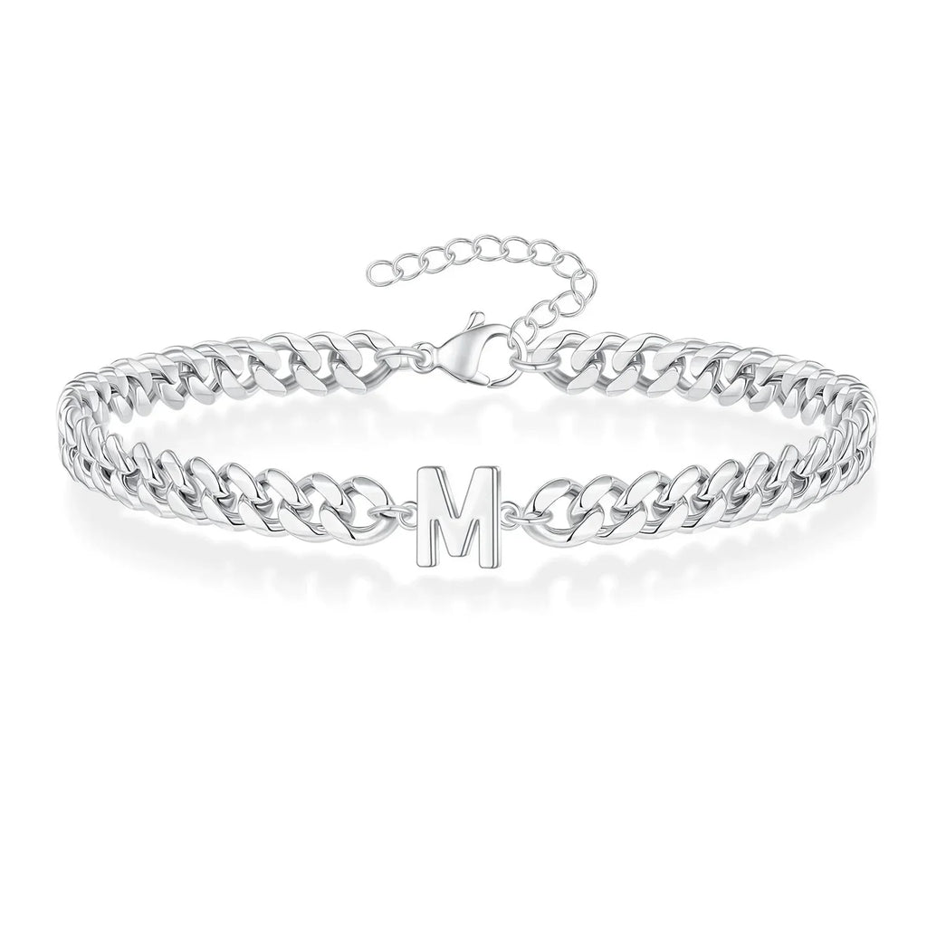 Bracelet torsadé initiale m