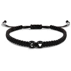 Bracelet tressé initiale c
