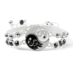 セパラブル Yin Yang カップル ベストフレンド ブレスレット メンズ レディース 