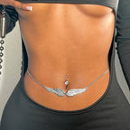 Chaîne de Hanche Ailes Or Femme - Bijou de Taille - Ventre