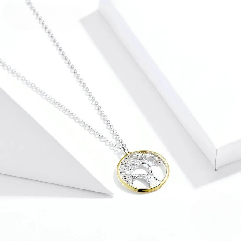 Collier avec Pendentif Arbre de Vie pour Femme avec Zircon