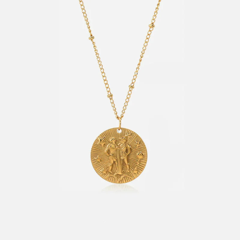 Collier avec Pendentif Constellation Signe du Zodiaque